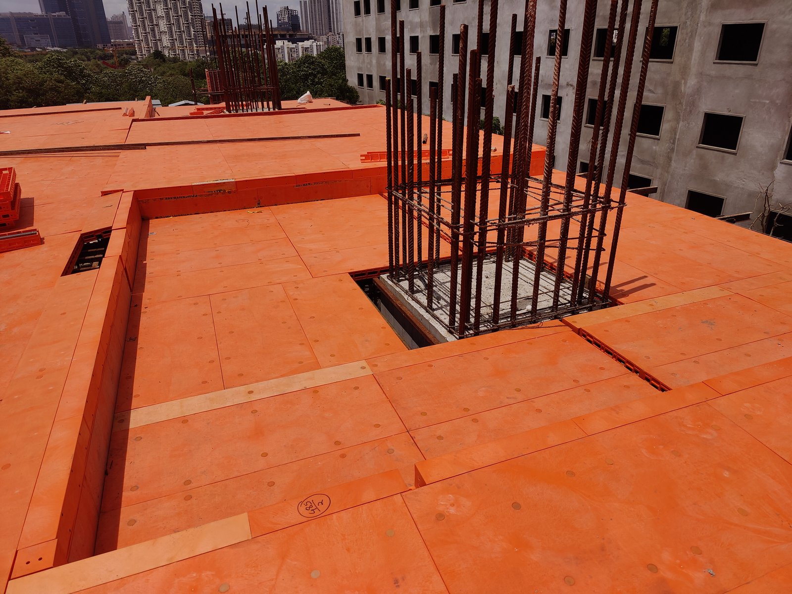 Plastoform slab formwork